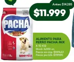 Super MAMI Pachá alimento para perro mix oferta