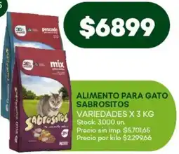 Super MAMI Sabrositos alimento para gato variedades oferta