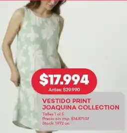 Super MAMI Vestido print joaquina collection oferta