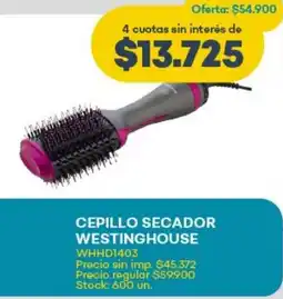 Super MAMI Westinghouse cepillo secador oferta