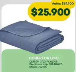Super MAMI Cobertor liso queen oferta