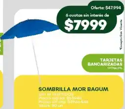 Super MAMI Sombrilla mor bagum surtidos oferta