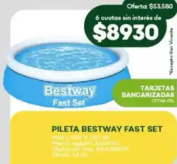 Super MAMI Bestway fast set pileta oferta