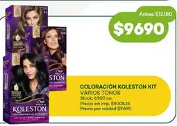 Super MAMI Koleston coloración kit varios tonos oferta