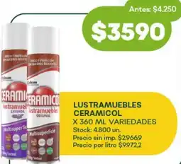 Super MAMI Ceramicol lustramuebles variedades oferta