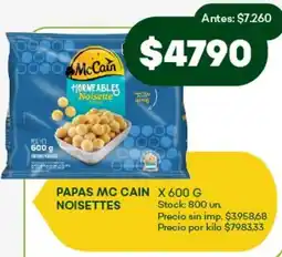 Super MAMI McCain noisettes papas oferta