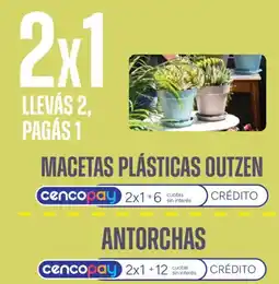 Supermercados Vea Macetas plásticas outzen oferta