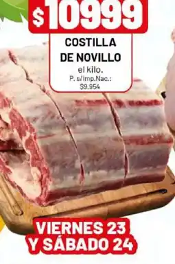 Almacor Costilla de novillo oferta