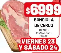 Almacor Bondiola de cerdo oferta