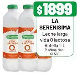 Almacor La serenisima leche larga vida o lactosa botella oferta