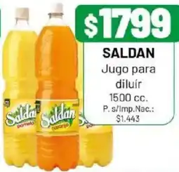 Almacor Saldan jugo para diluír oferta
