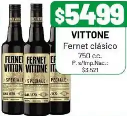 Almacor Vittone fernet clásico oferta