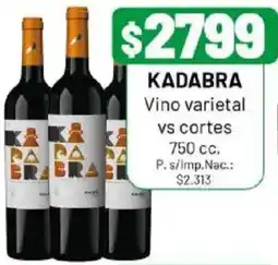 Almacor Kadabra vino varietal vs cortes oferta