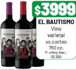 Almacor El bautismo vino varietal vs cortes oferta