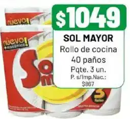 Almacor Sol mayor rollo de cocina oferta