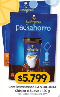 Cordiez La virginia café instantáneo clásico o suave oferta