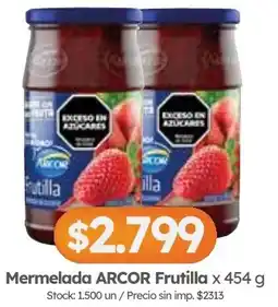 Cordiez Arcor mermelada frutilla oferta