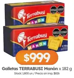 Cordiez Terrabusi galletas manón oferta