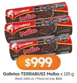 Cordiez Terrabusi galletas melba oferta