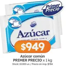 Cordiez Primer precio azúcar común oferta