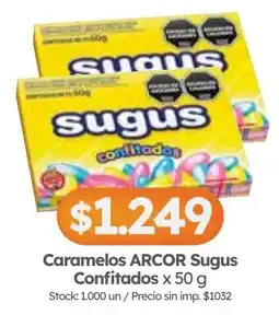 Cordiez Arcor caramelos sugus confitados oferta