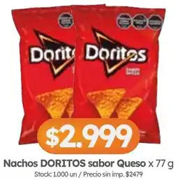 Cordiez Doritos nachos sabor queso oferta