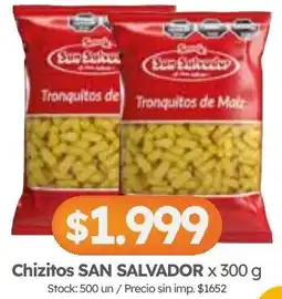 Cordiez San salvador chizitos oferta