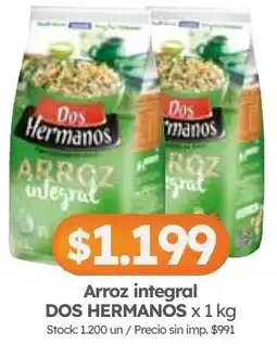 Cordiez Dos hermanos arroz integral oferta