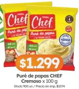 Cordiez Chef puré de papas cremoso oferta