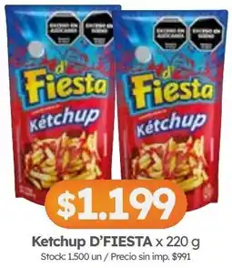 Cordiez D'fiesta ketchup oferta