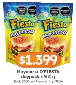 Cordiez D'fiesta mayonesa doypack oferta
