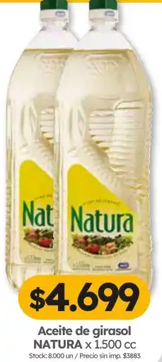 Cordiez Natura aceite de girasol oferta