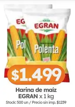 Cordiez Egran harina de maiz oferta