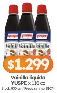 Cordiez Yuspe vainilla liquida oferta