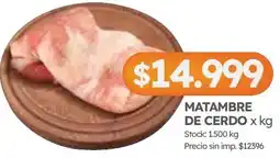 Cordiez Matambre de cerdo oferta