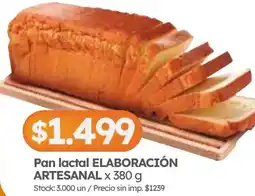 Cordiez Elaboración Artesanal pan lactal oferta
