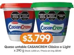 Cordiez Casancrem queso untable oferta