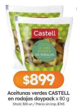 Cordiez Castell aceitunas verdes oferta