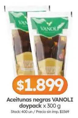Cordiez Vanoli aceitunas negras oferta