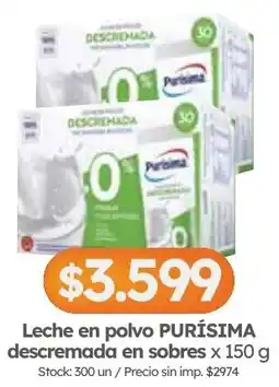 Cordiez Purísima leche en polvo oferta