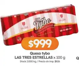 Cordiez Las tres estrellas queso tybo oferta