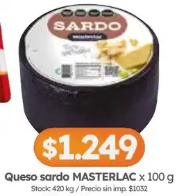 Cordiez Masterlac queso sardo oferta