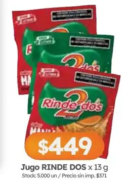 Cordiez Rinde dos jugo oferta