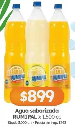 Cordiez Rumipal agua saborizada oferta