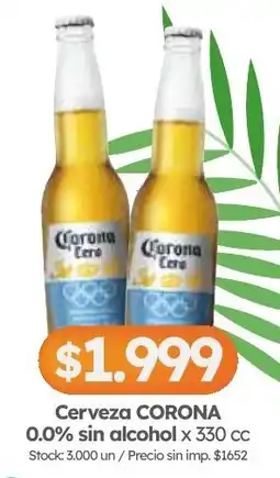 Cordiez Corona 0.0% cerveza sin alcohol oferta