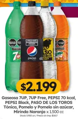 Cordiez 7up, 7up free, pepsi 70 kcal, pepsi black oferta