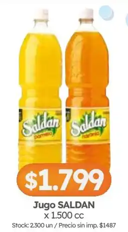 Cordiez Saldan jugo oferta