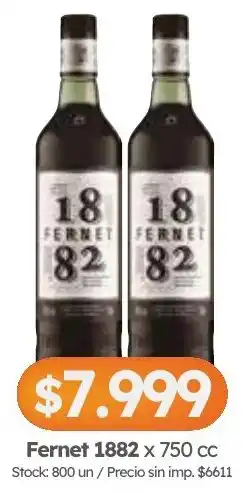 Cordiez Fernet 1882 oferta