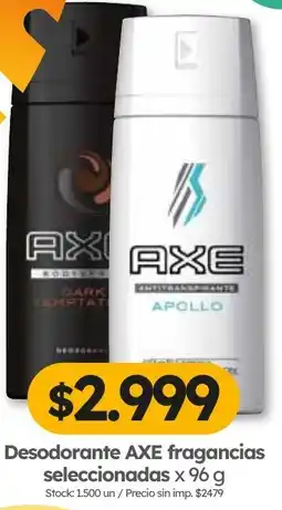 Cordiez Axe desodorante fragancias seleccionadas oferta