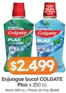 Cordiez Colgate enjuague bucal plax oferta